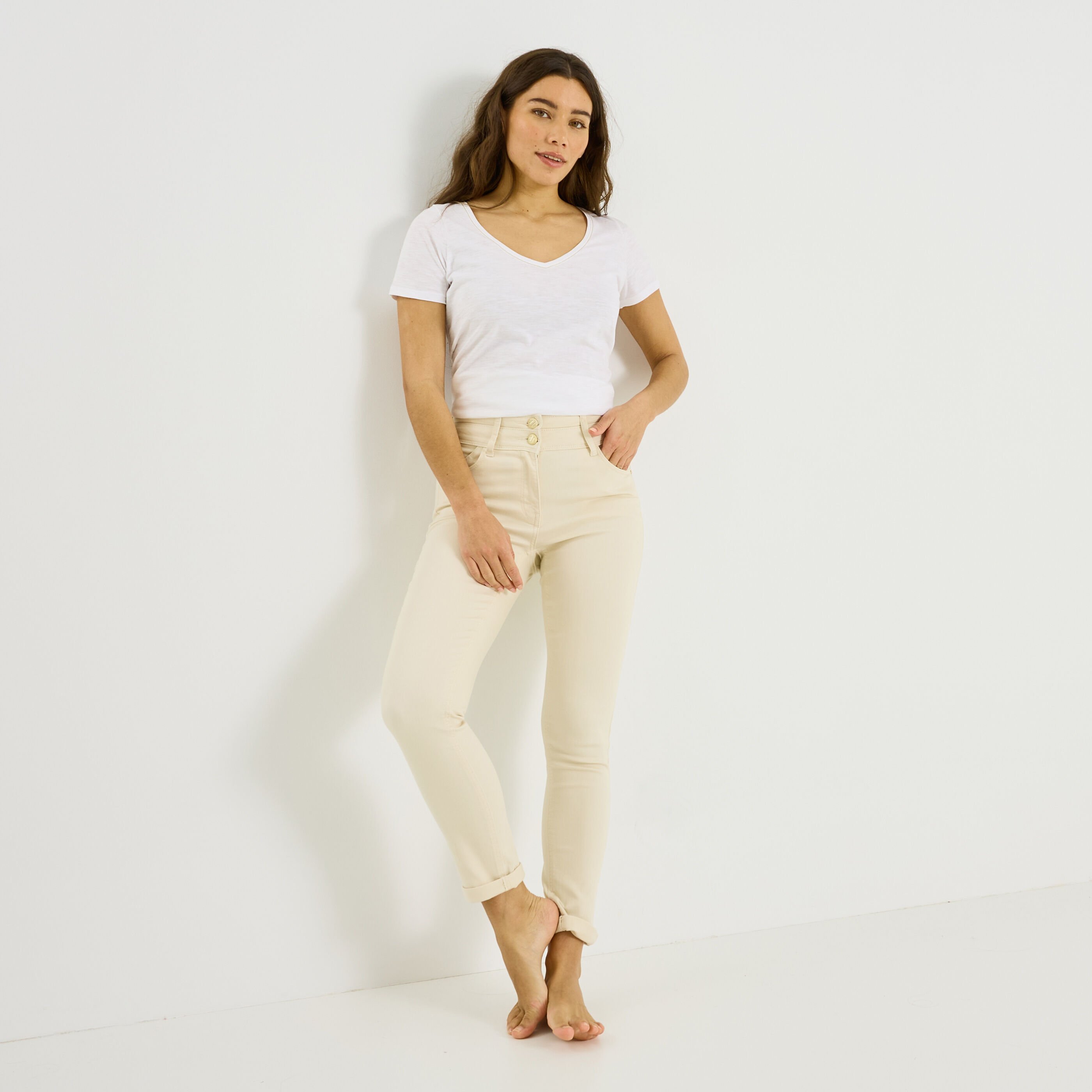 Jean slim raccourci HANOI R02 femme