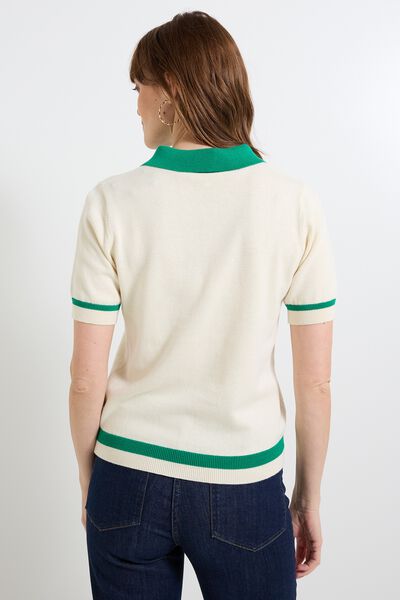 Pull manches courtes femme