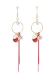 Boucles d'oreilles pendantes chaînes