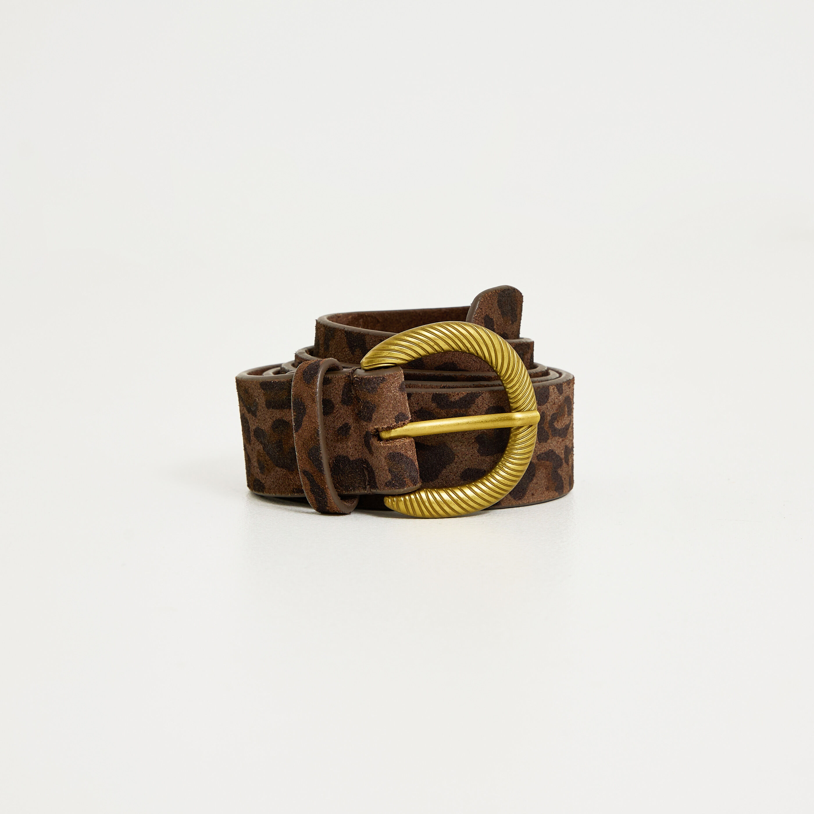 Ceinture cro&ucirc;te de cuir femme