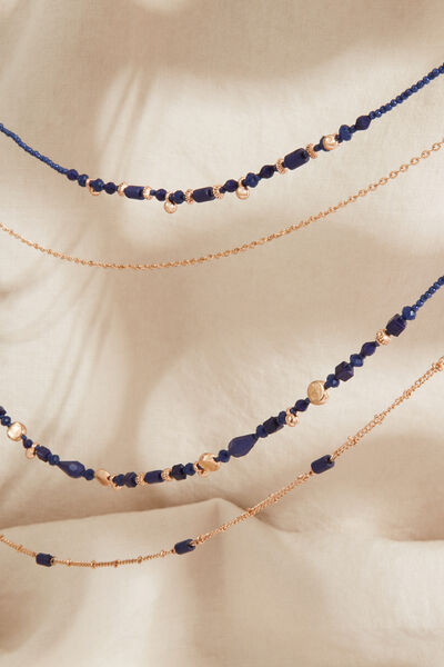 Collier multirang perles