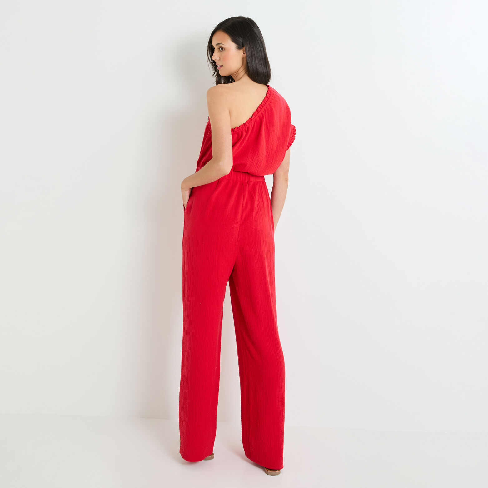 Combinaison gaze de coton femme