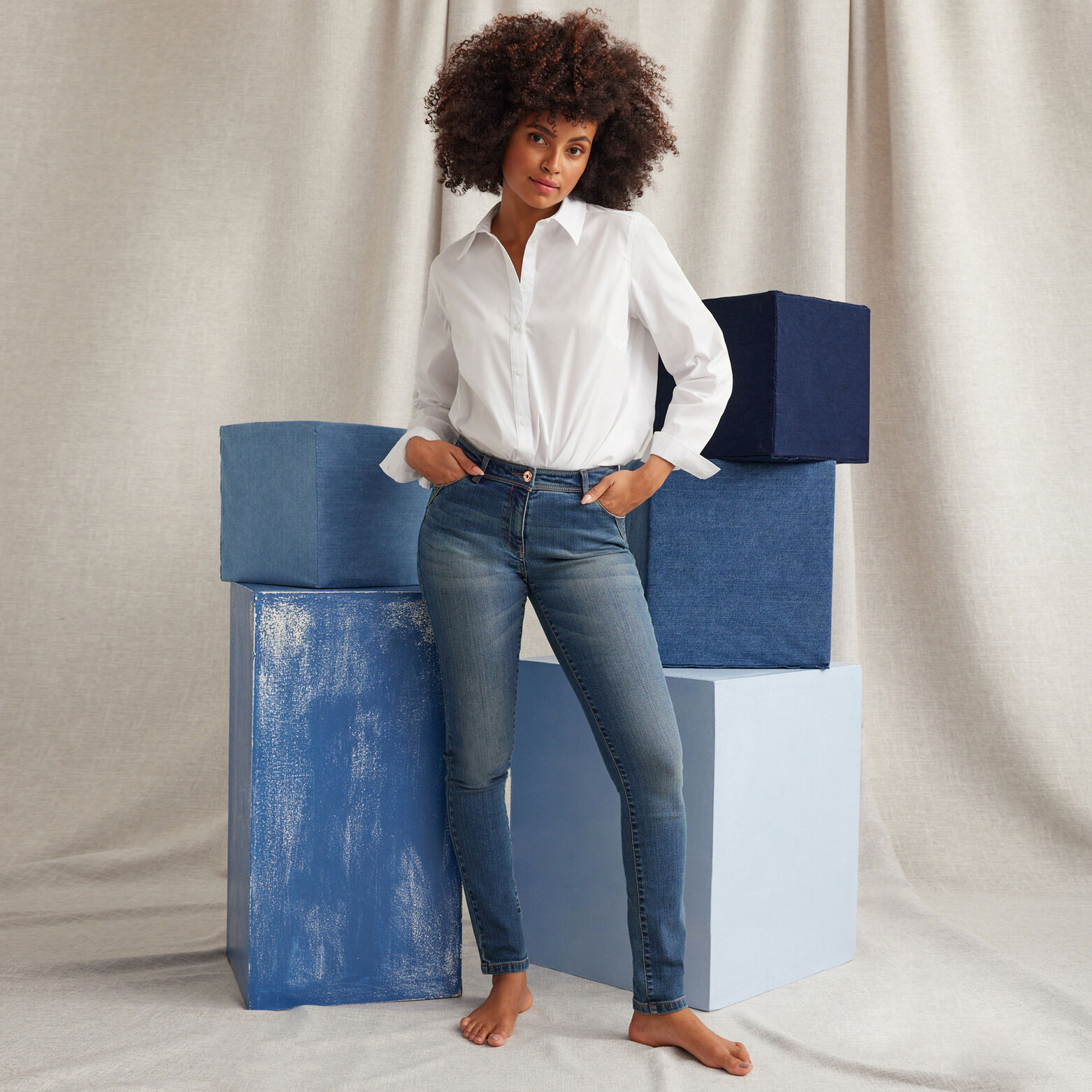 Jean slim LONDON femme