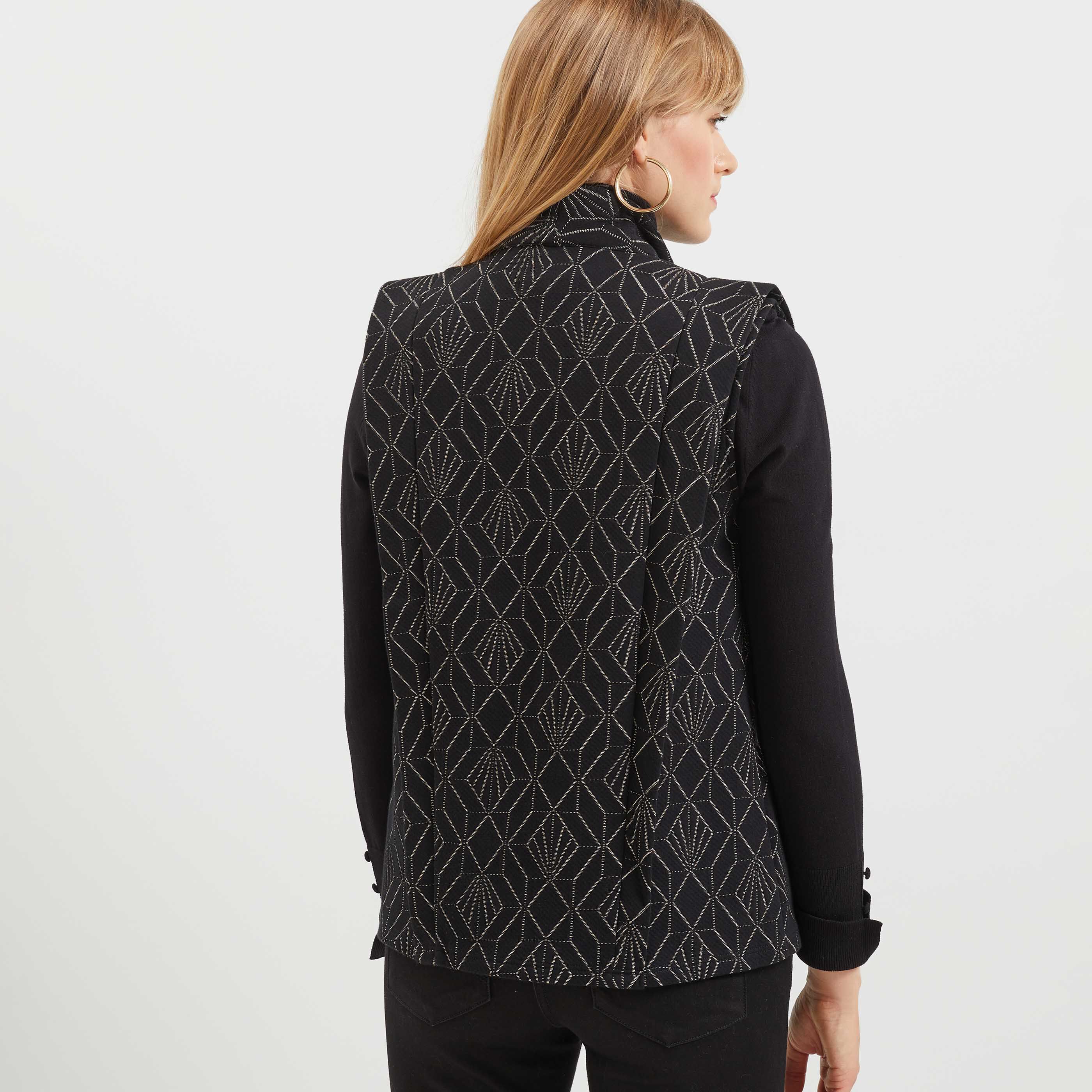 Veste sans manche noir femme hotsell