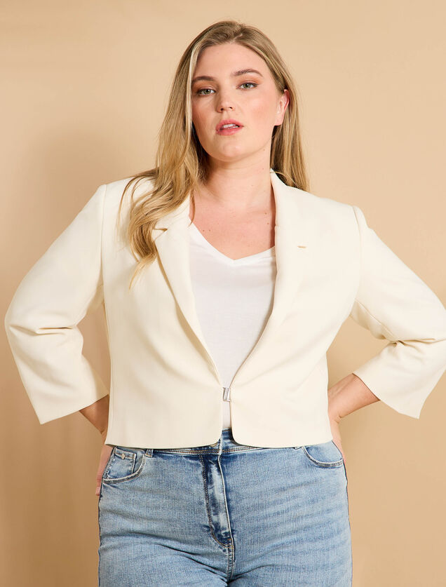 Veste tailleur courte femme