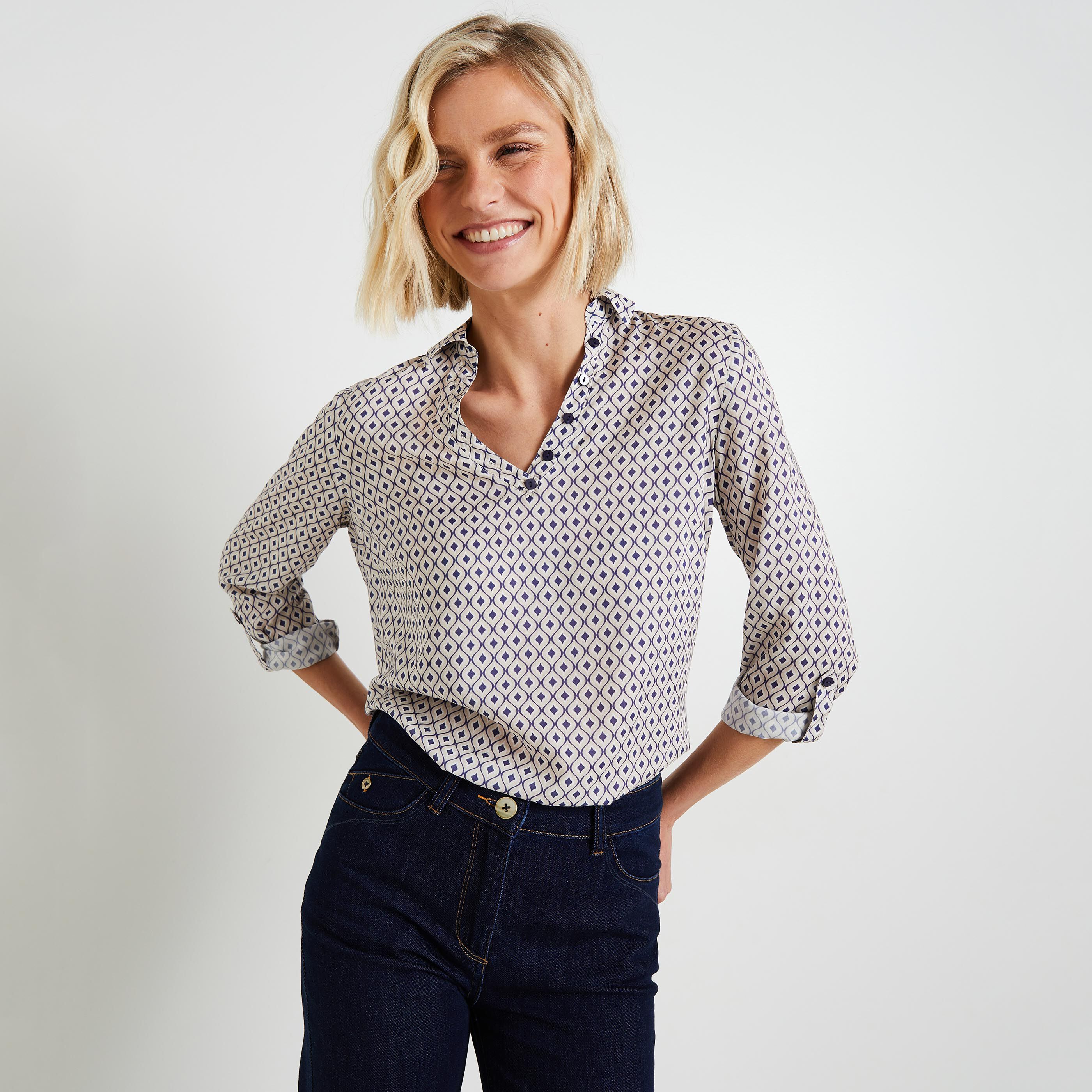 Blouse mi longue on sale femme