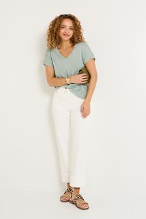 Pull manches courtes femme