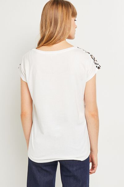 T-Shirt motif léopard femme