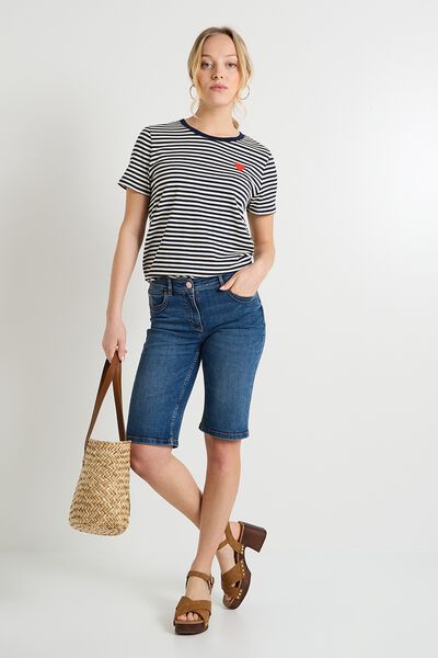 Bermuda en jean femme