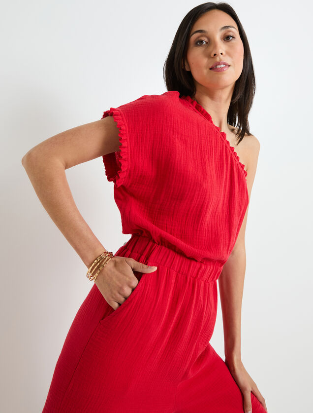 Combinaison gaze de coton femme