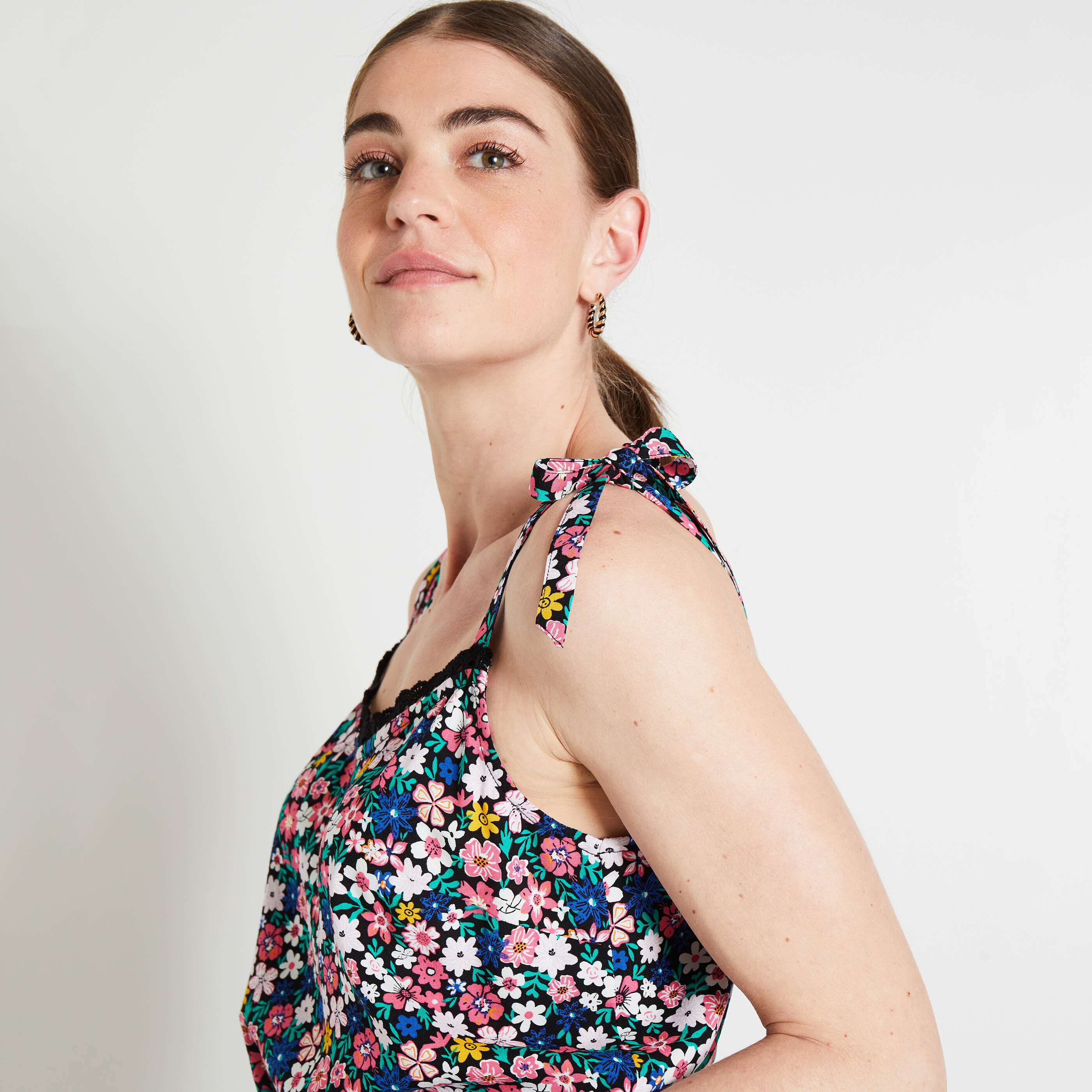 D&eacute;bardeur imprim&eacute; femme