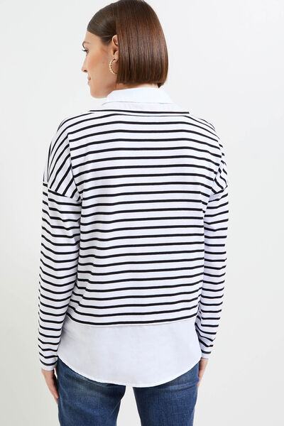 Tshirt 2 en 1 femme