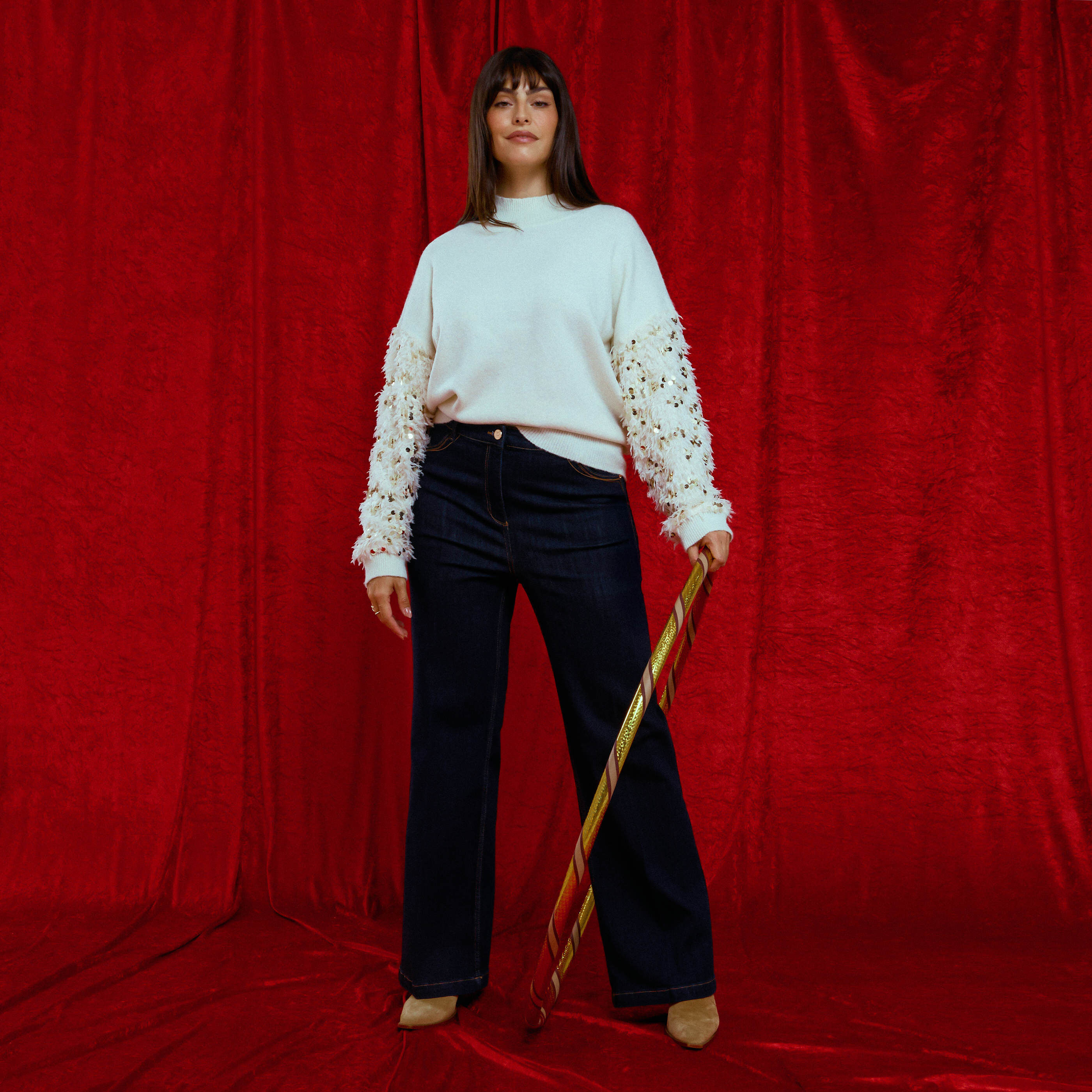 Jean flare WOODSTOCK F02 femme