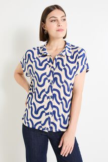 Chemise imprimée femme