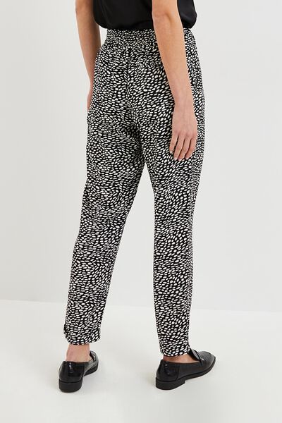 Pantalon fluide imprimé femme