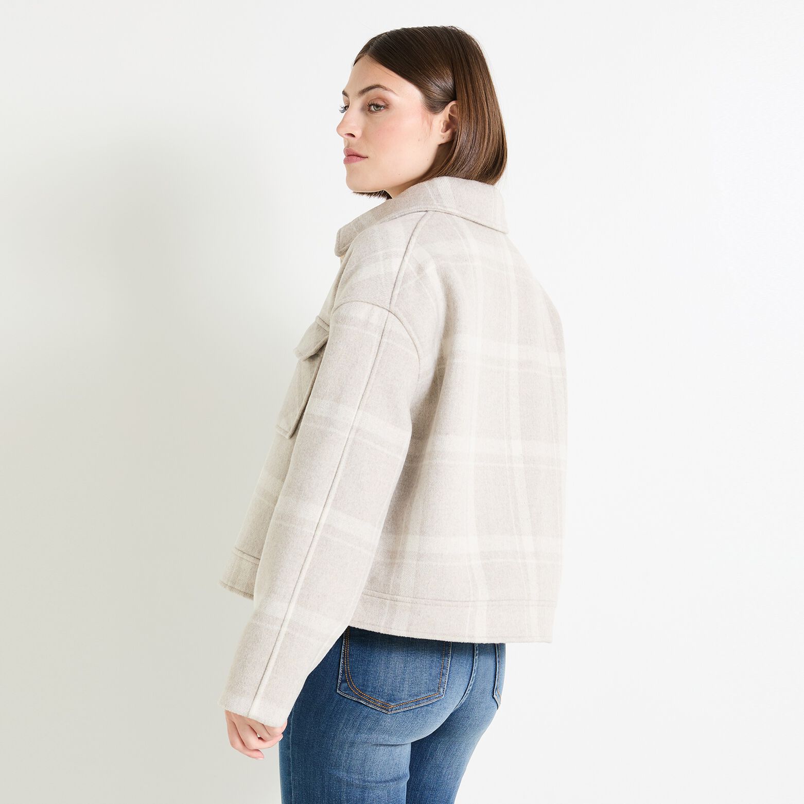 Manteau court femme