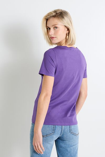 T-shirt col rond femme