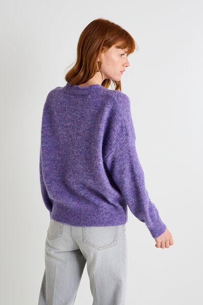 Pull col rond femme