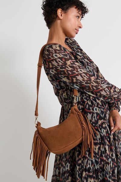 Sac en croûte cuir suédé femme