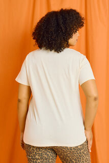 T shirt col rond femme