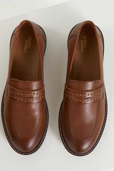 Moccassins en cuir femme