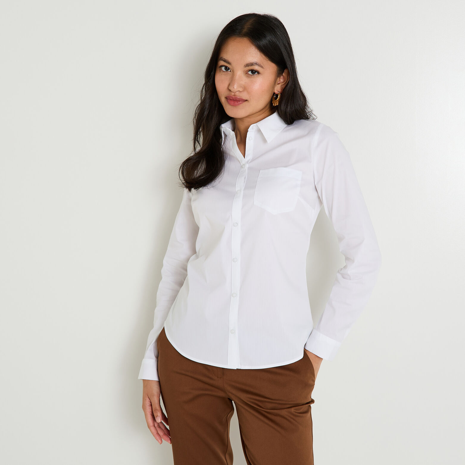 Chemise structurée femme