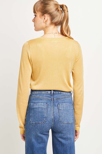 Gilet manches longues femme