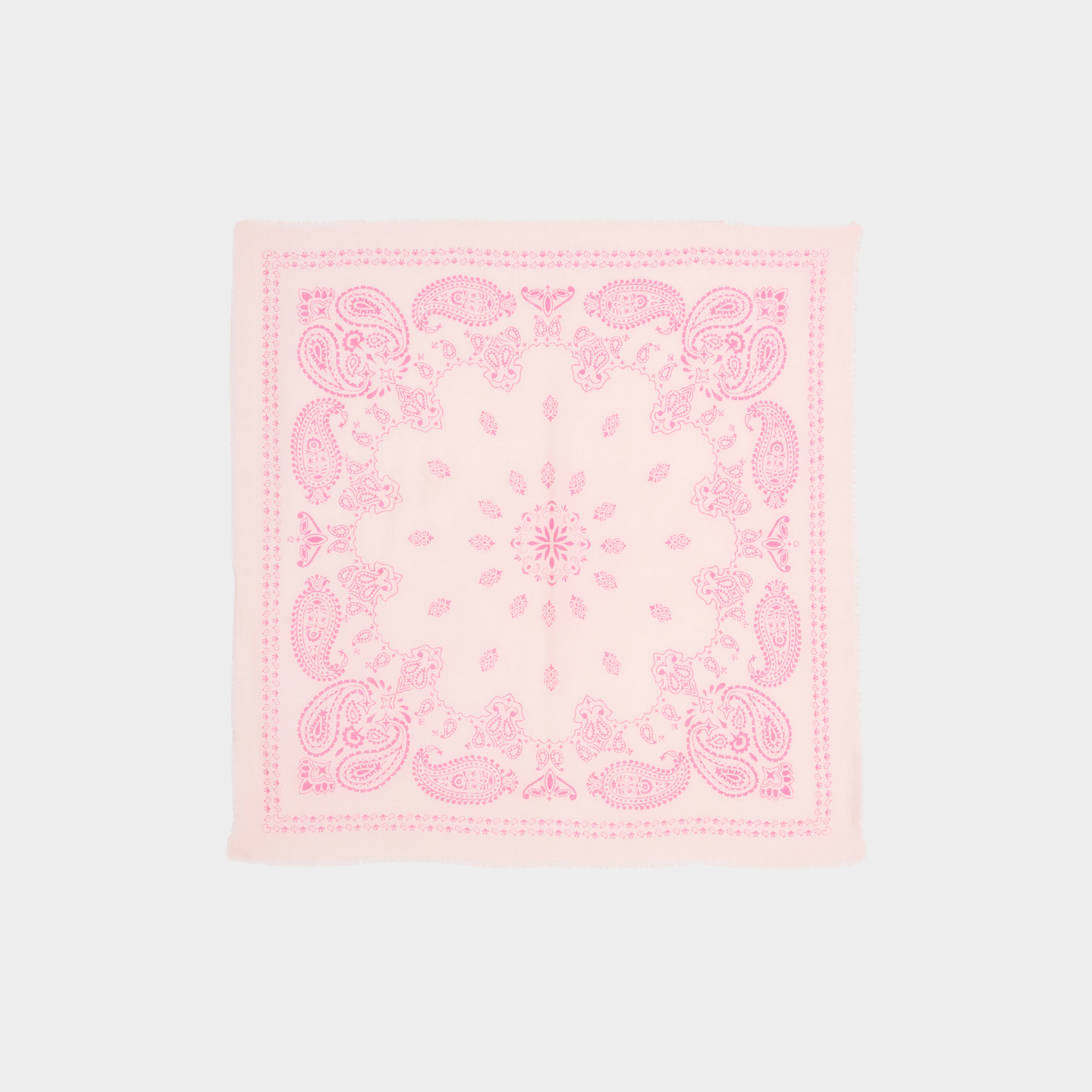 Foulard carr&eacute; bicolore esprit bandana