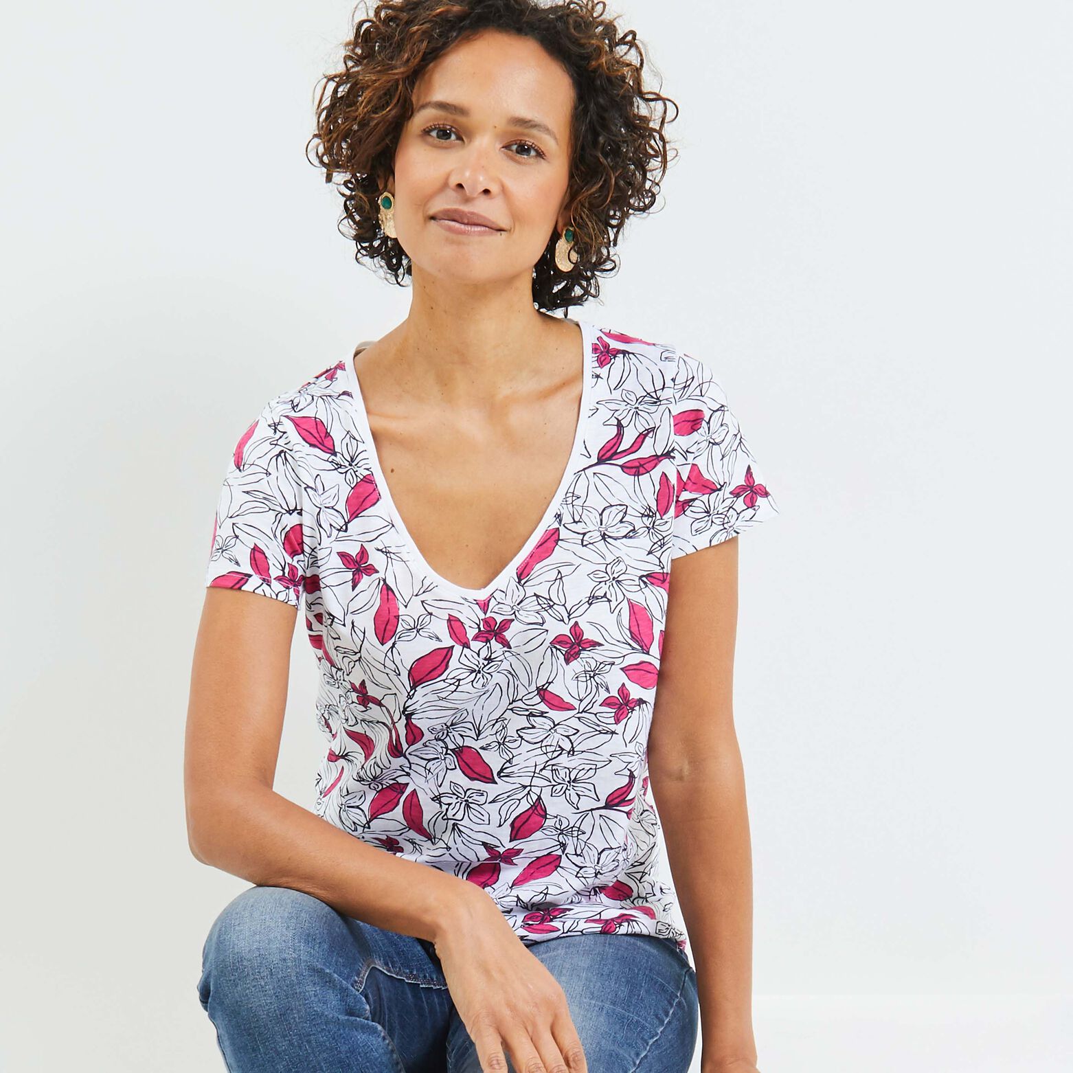 Tshirt imprimé femme