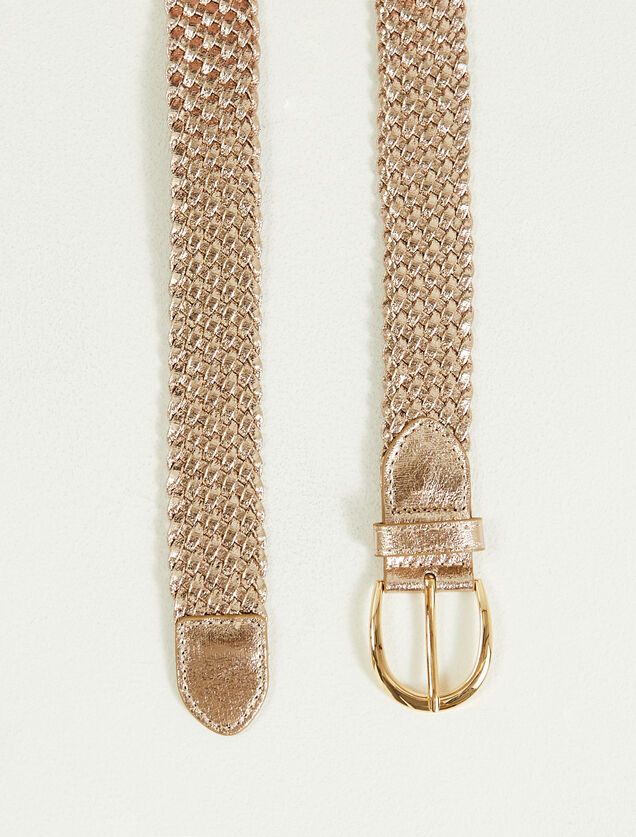 Ceinture tressée femme