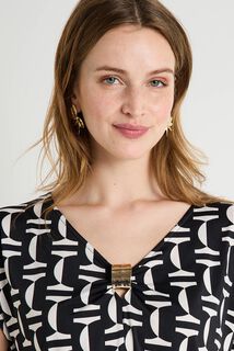 T-shirt col V femme
