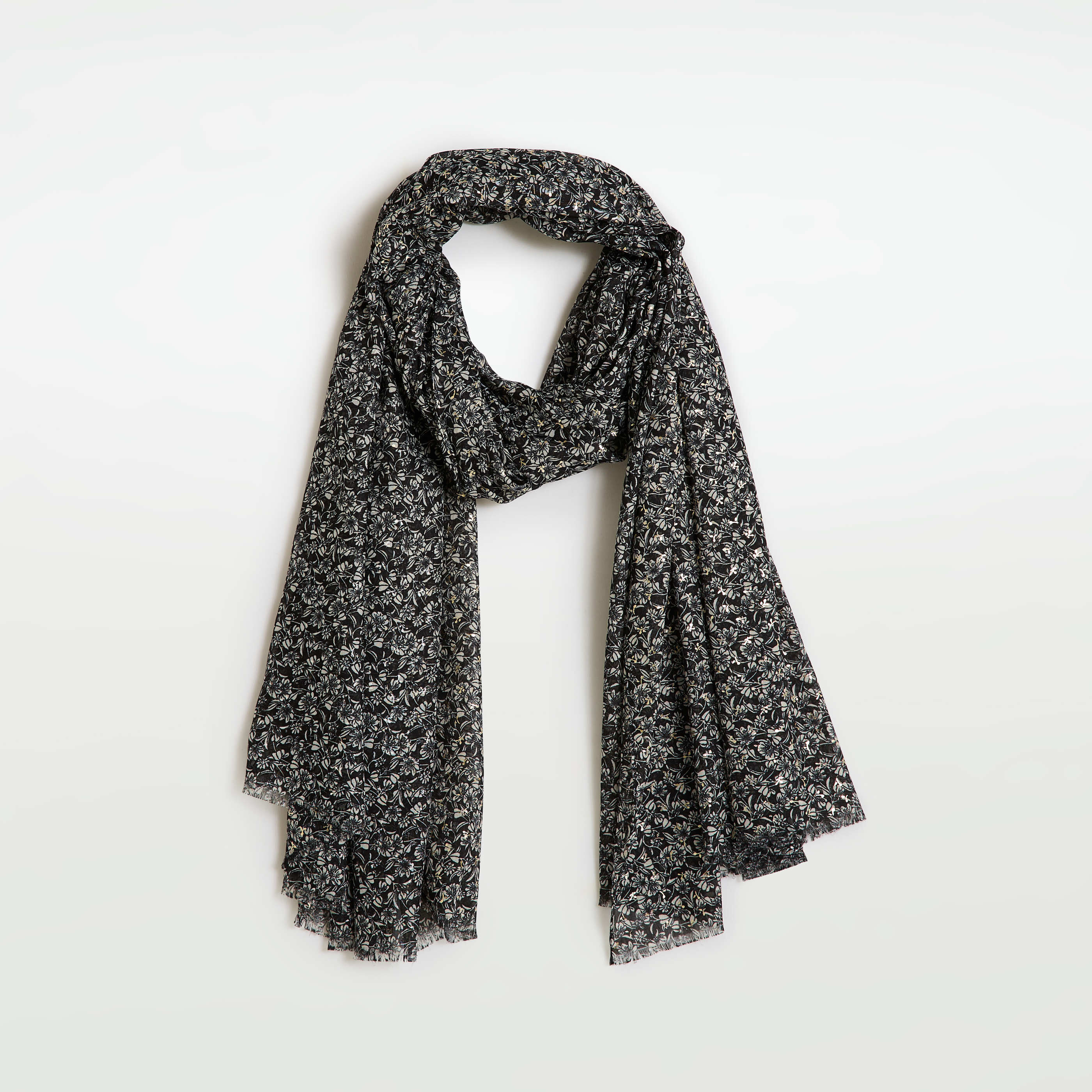 &Eacute;tole longue motif floral 