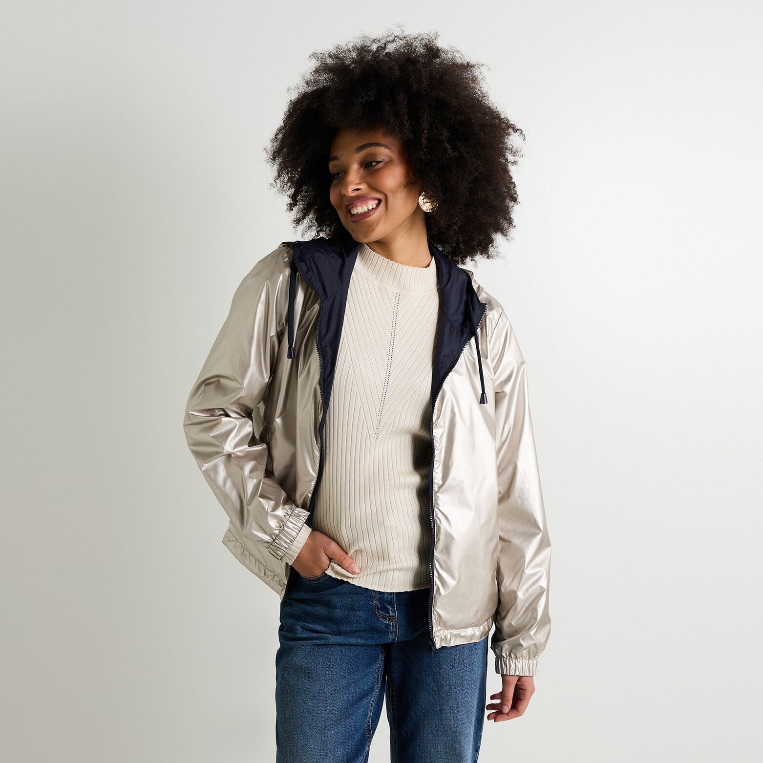Veste réversible femme