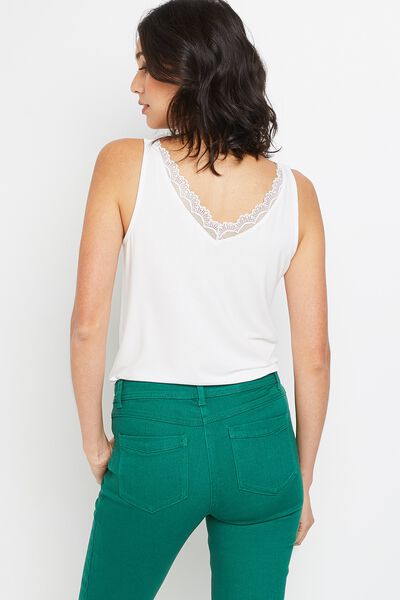 Débardeur col V femme