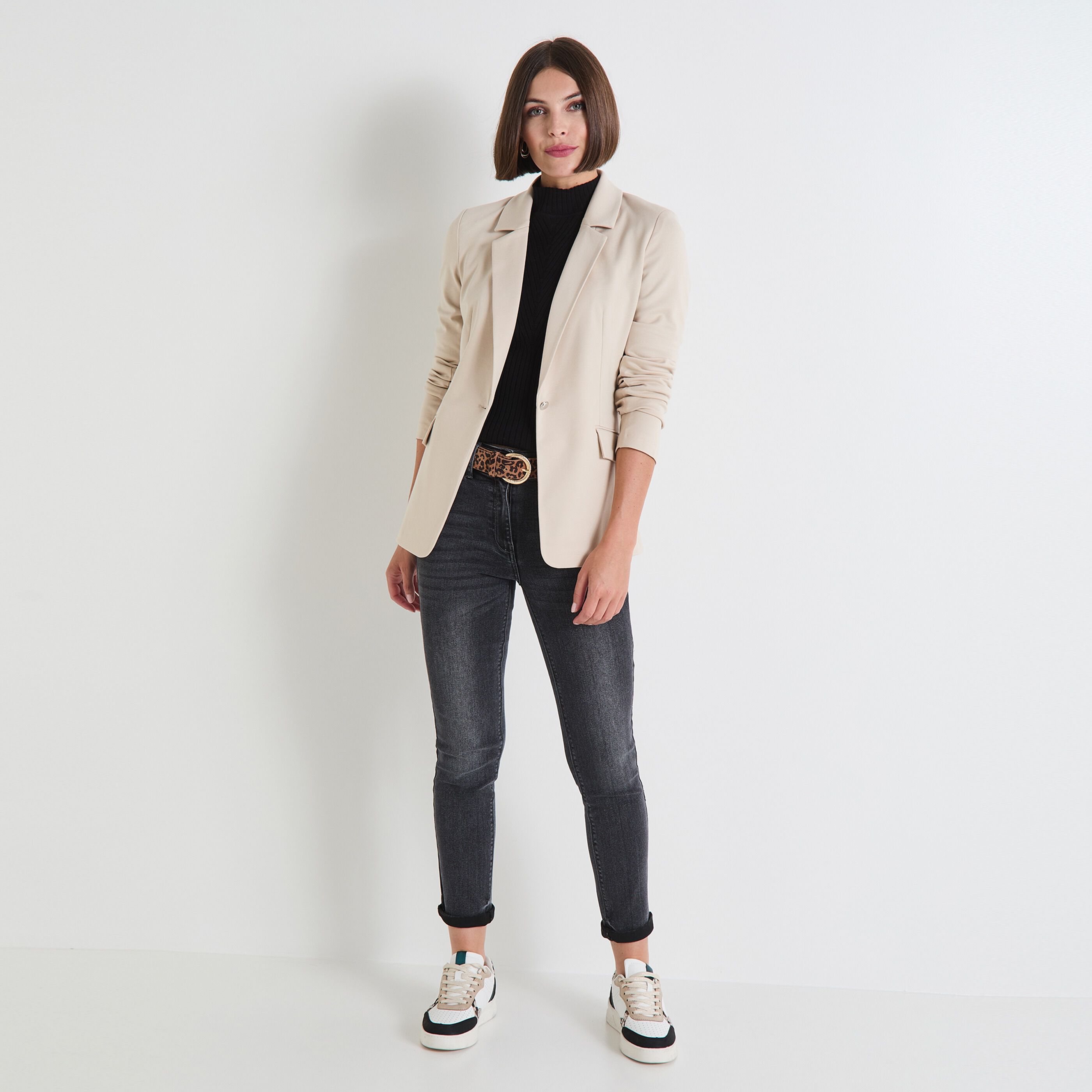 Blazer maille femme