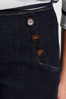 Jean flare POMPON femme