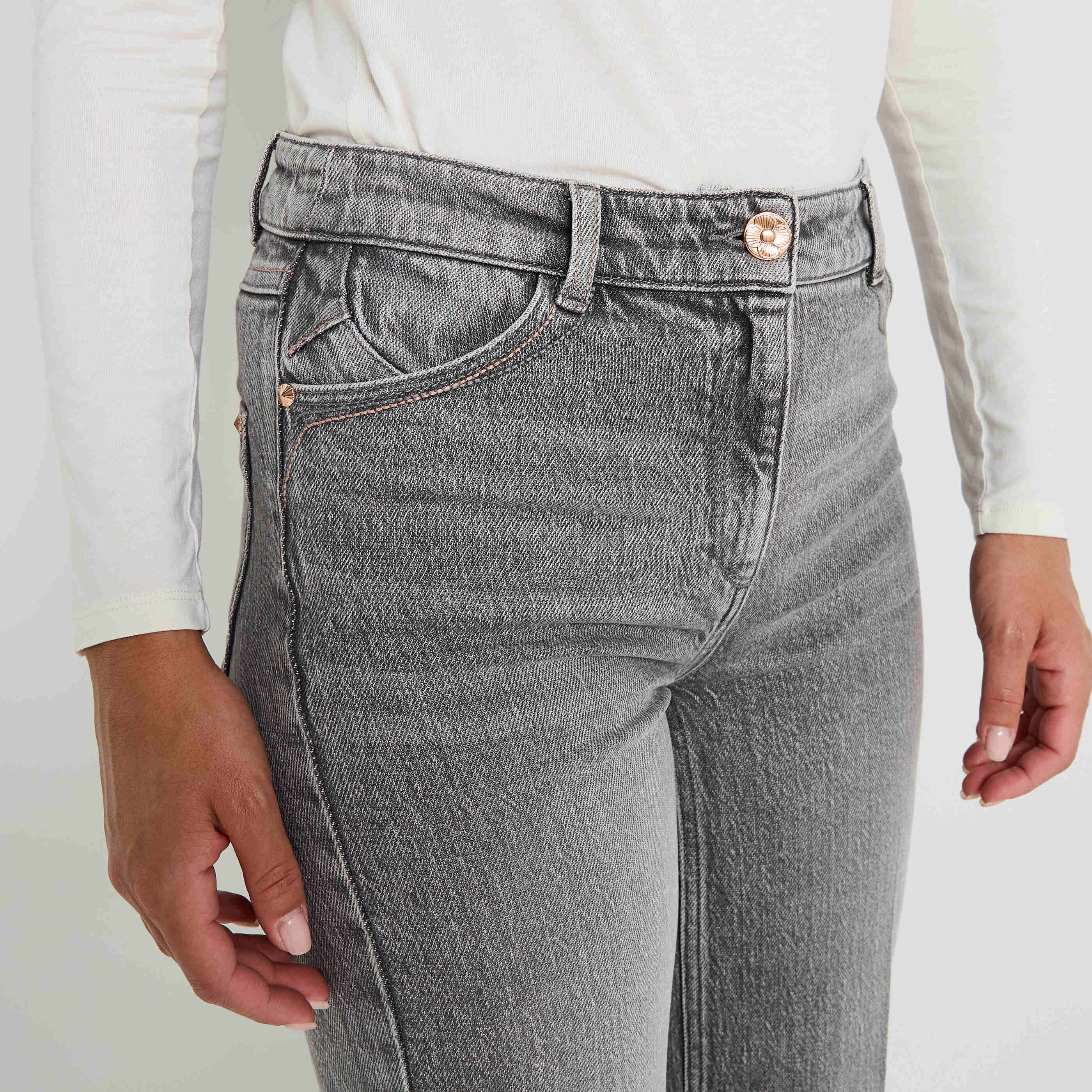 Jean flare WOODSTOCK F02 femme