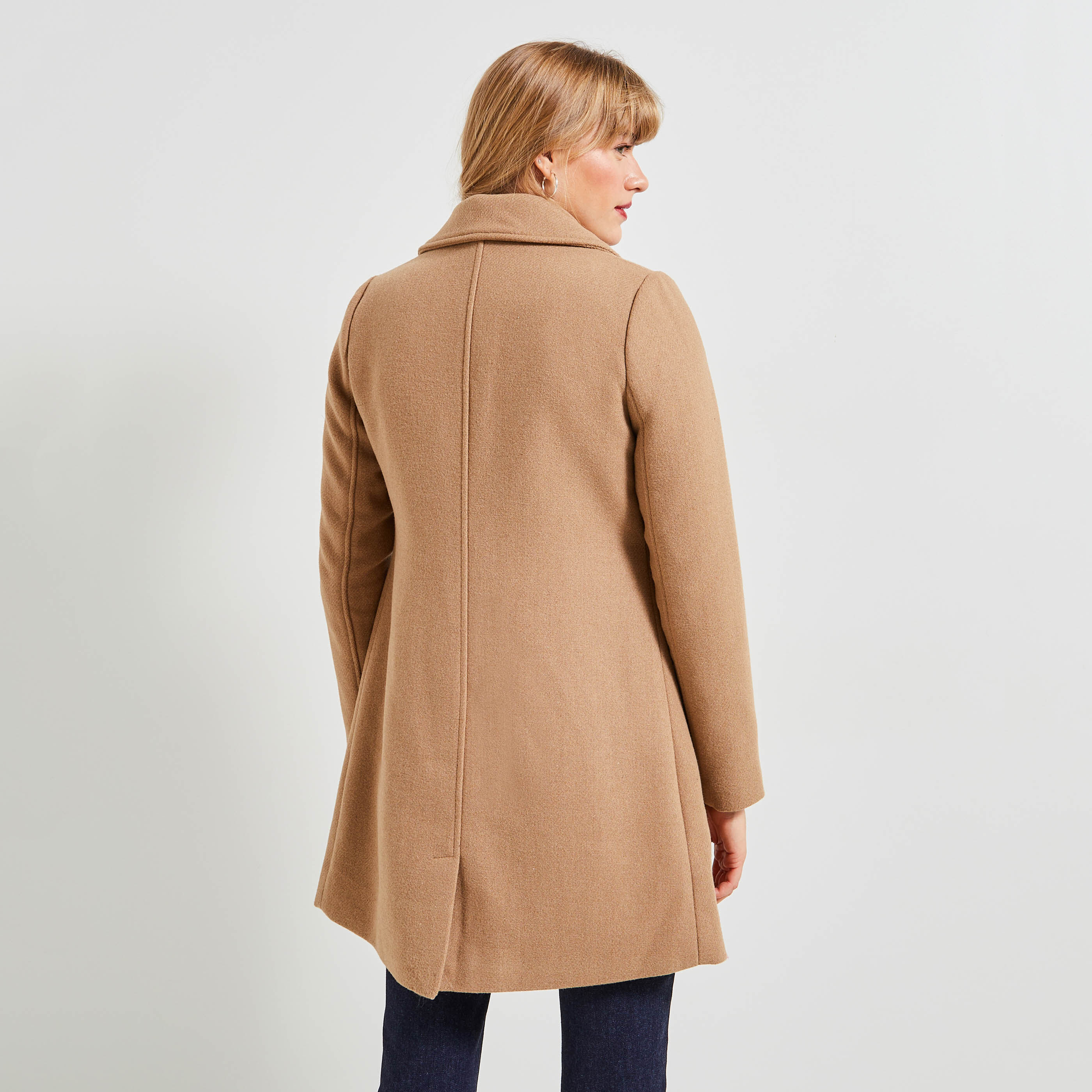 Pardessus femme sale beige