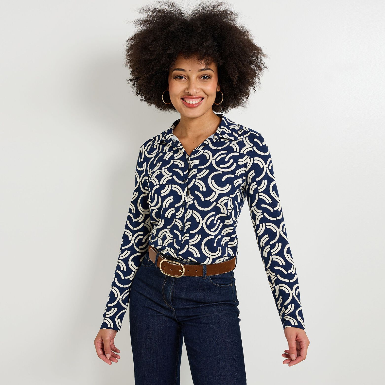 Chemise maille femme