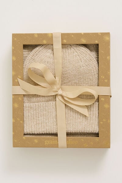 Coffret cadeau écharpe et bonnet femme
