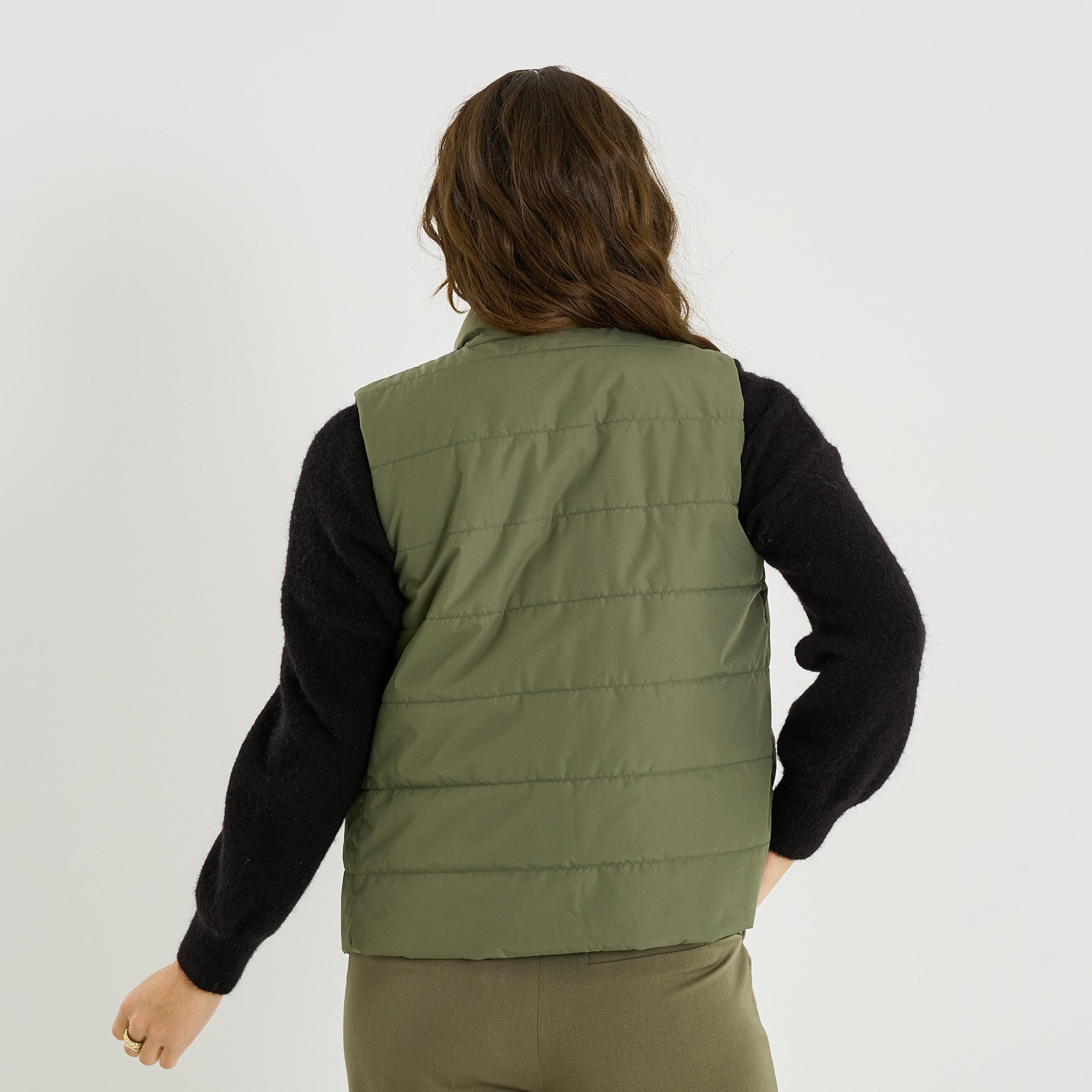 Doudoune r&eacute;versible sans manches femme