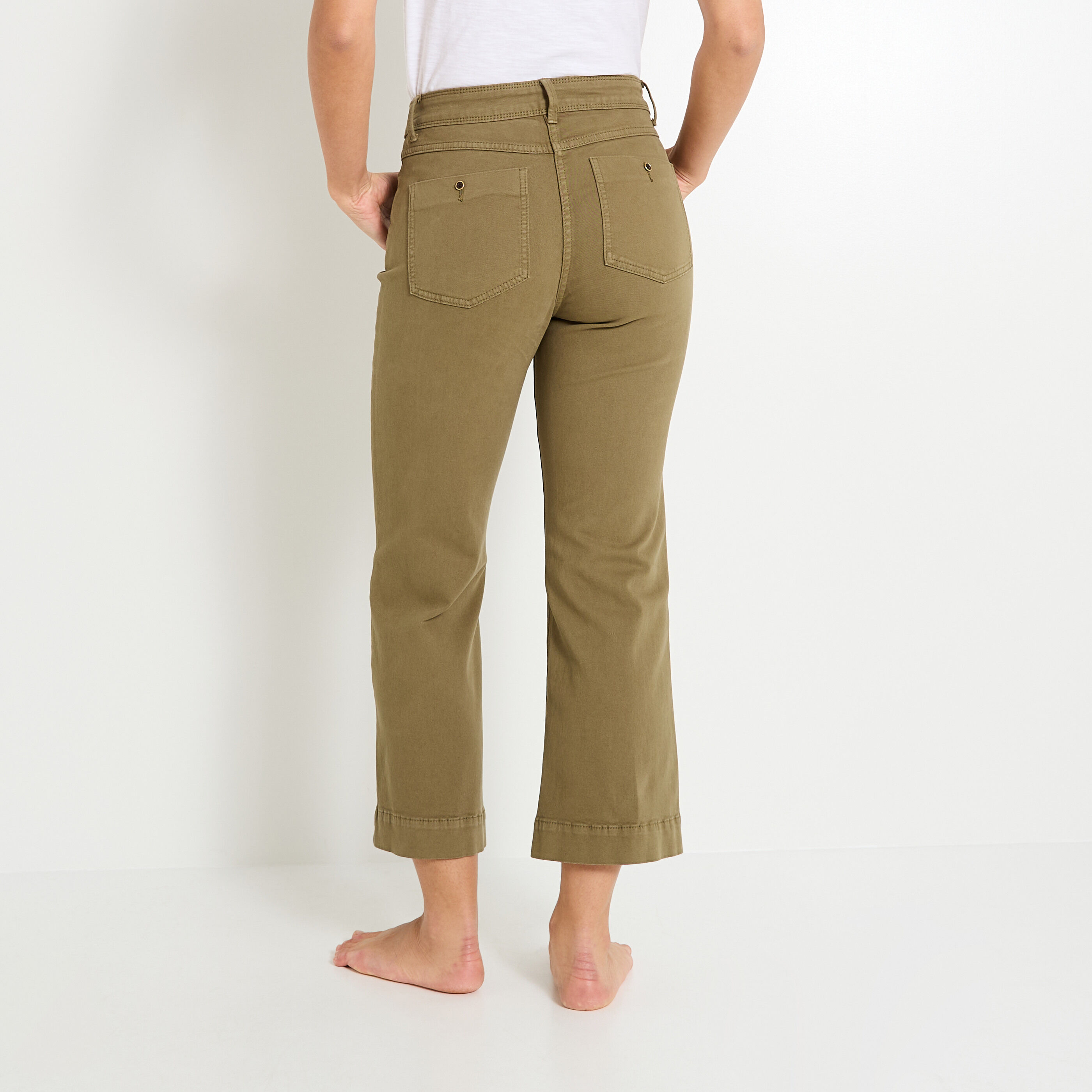 Jean flare raccourci KANSAS RF02 femme