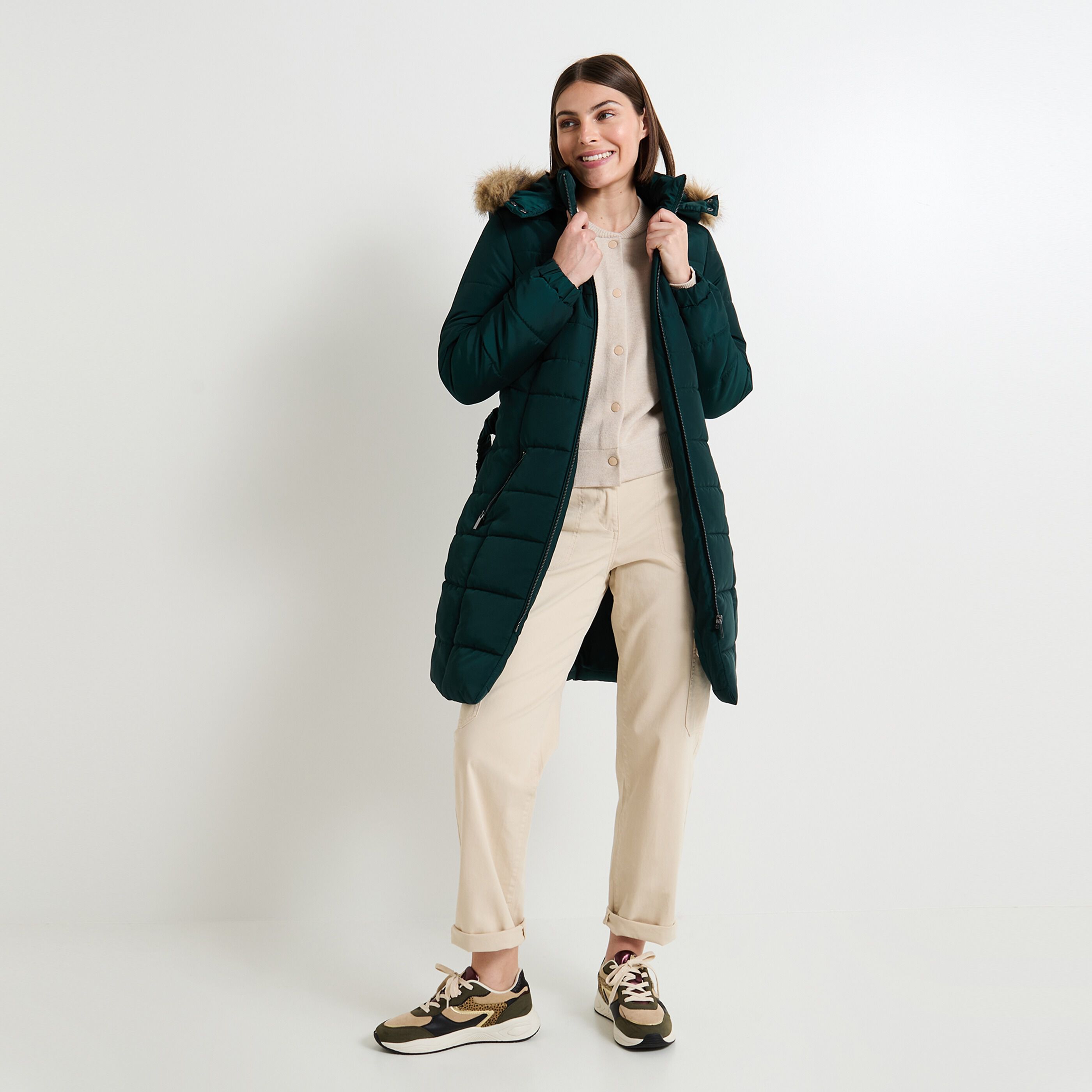 Doudoune longue femme