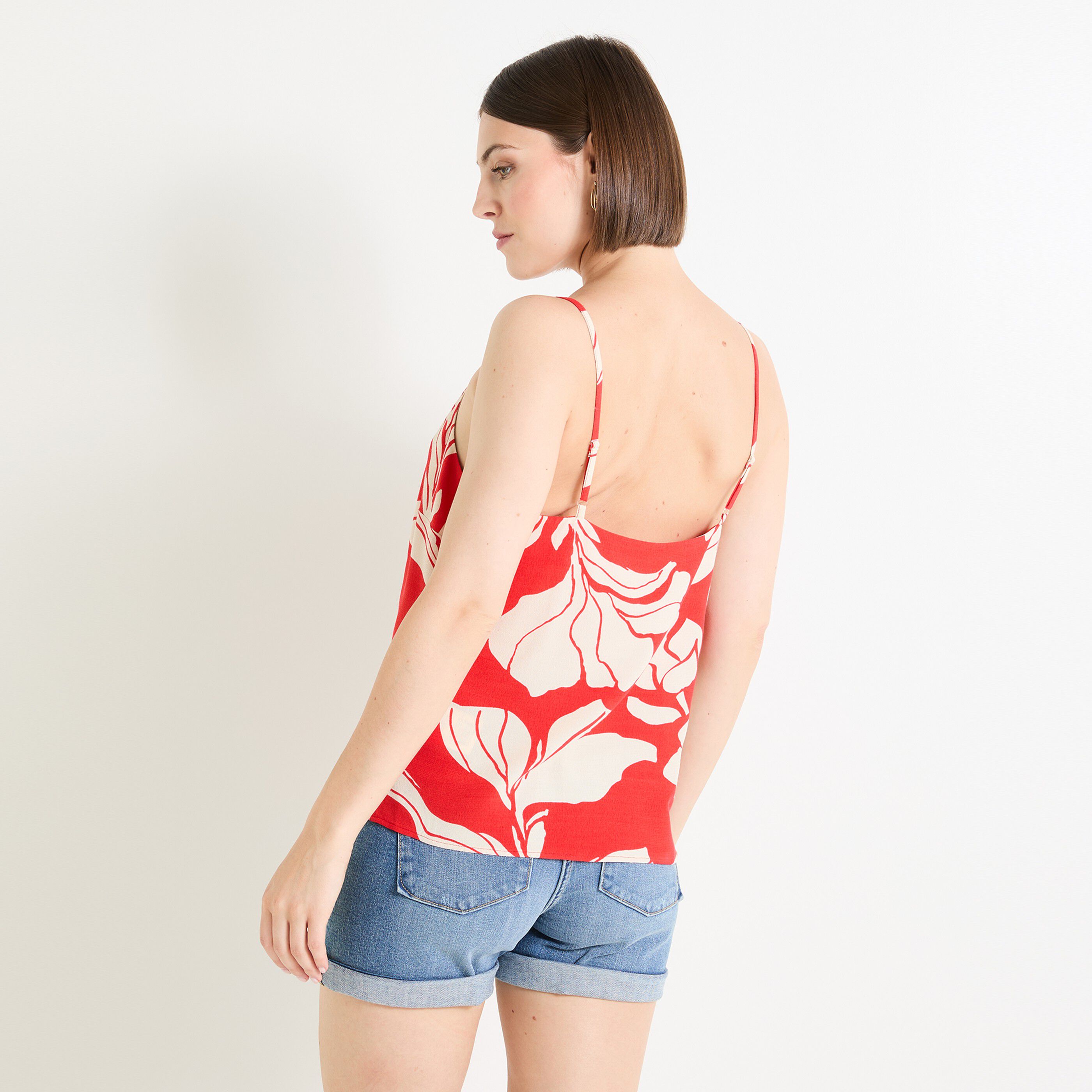 D&eacute;bardeur imprim&eacute; femme