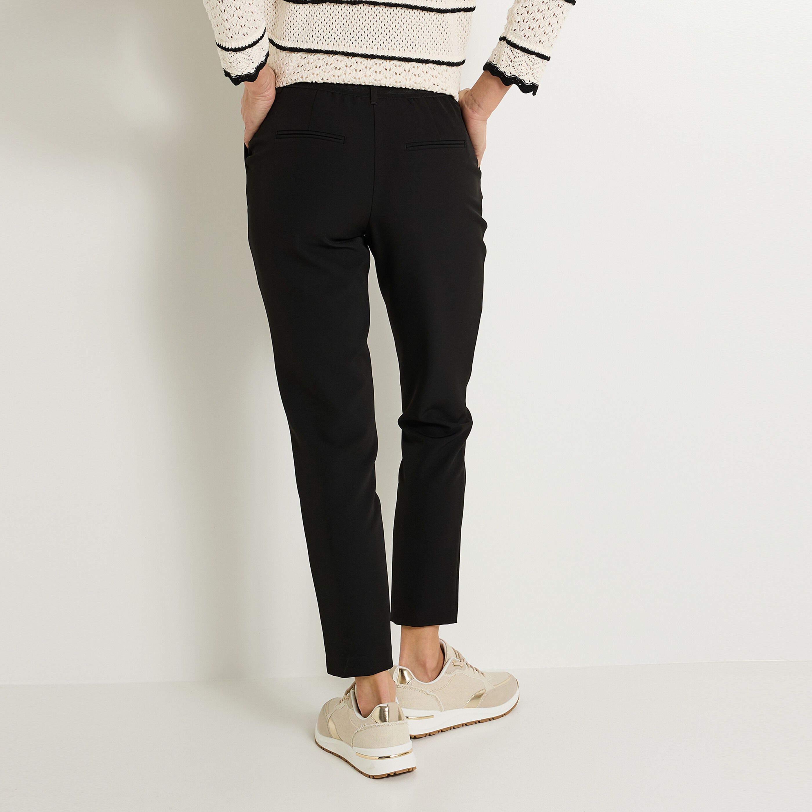Pantalon cigarette femme