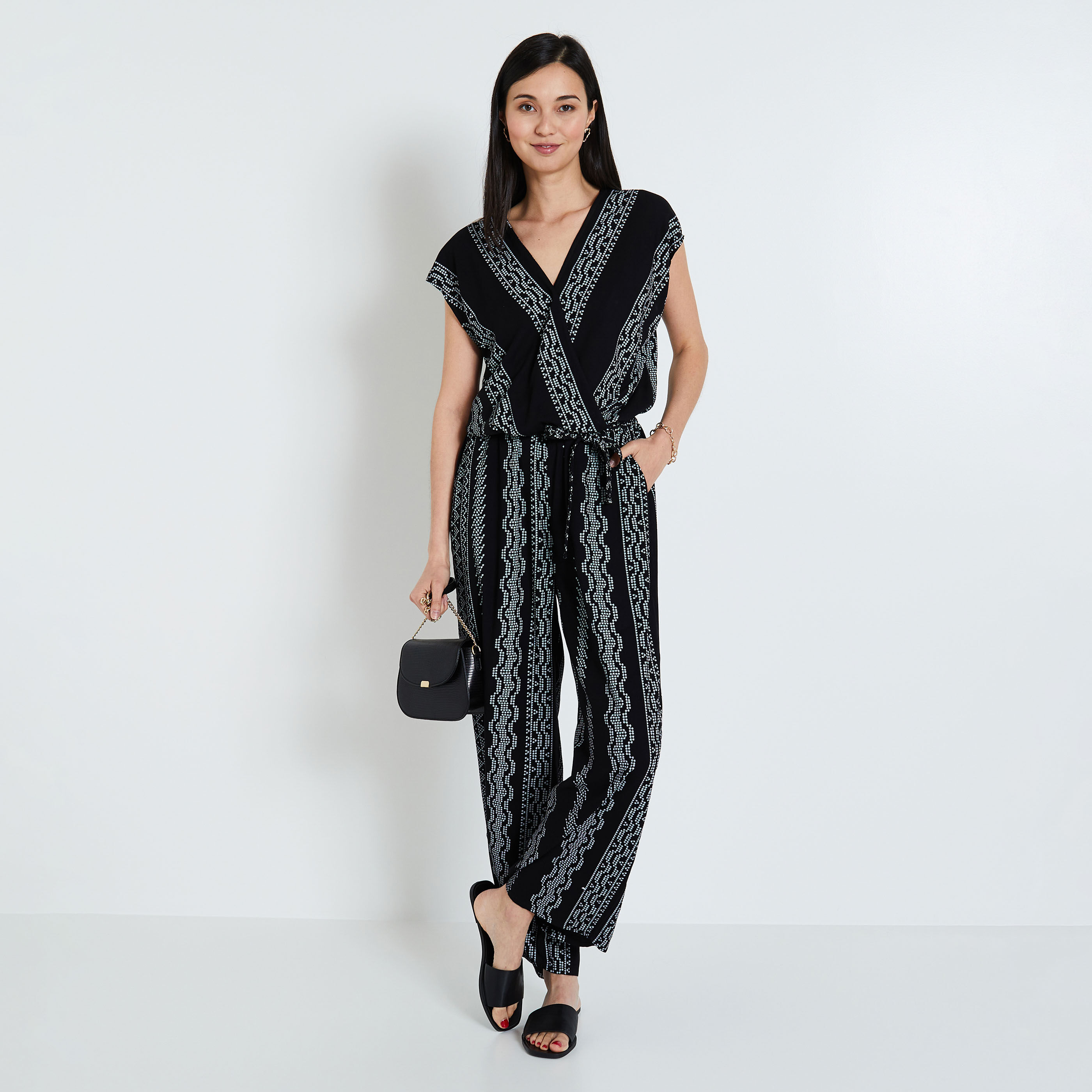 Combinaison imprim&eacute;e femme