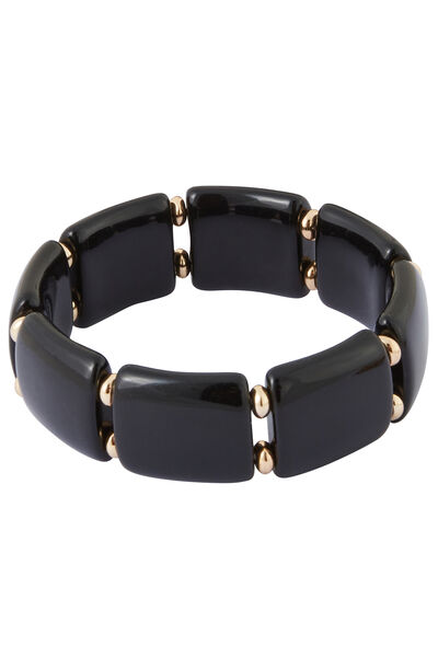 Bracelet élastique noir