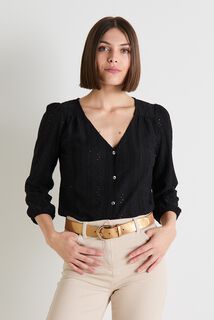 T-shirt col V femme