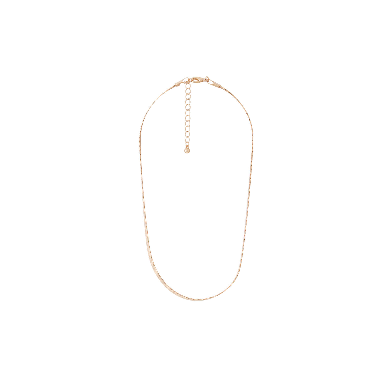 Collier chaîne effet sablé