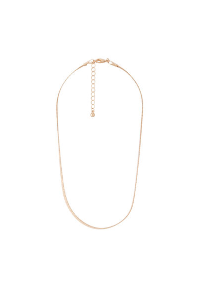 Collier chaîne effet sablé